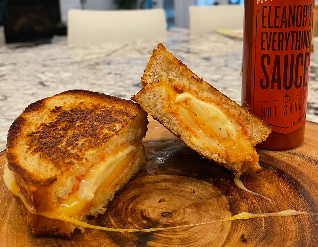 Eleanor's Everything Sauce Grilled Cheese Pupandthepepper